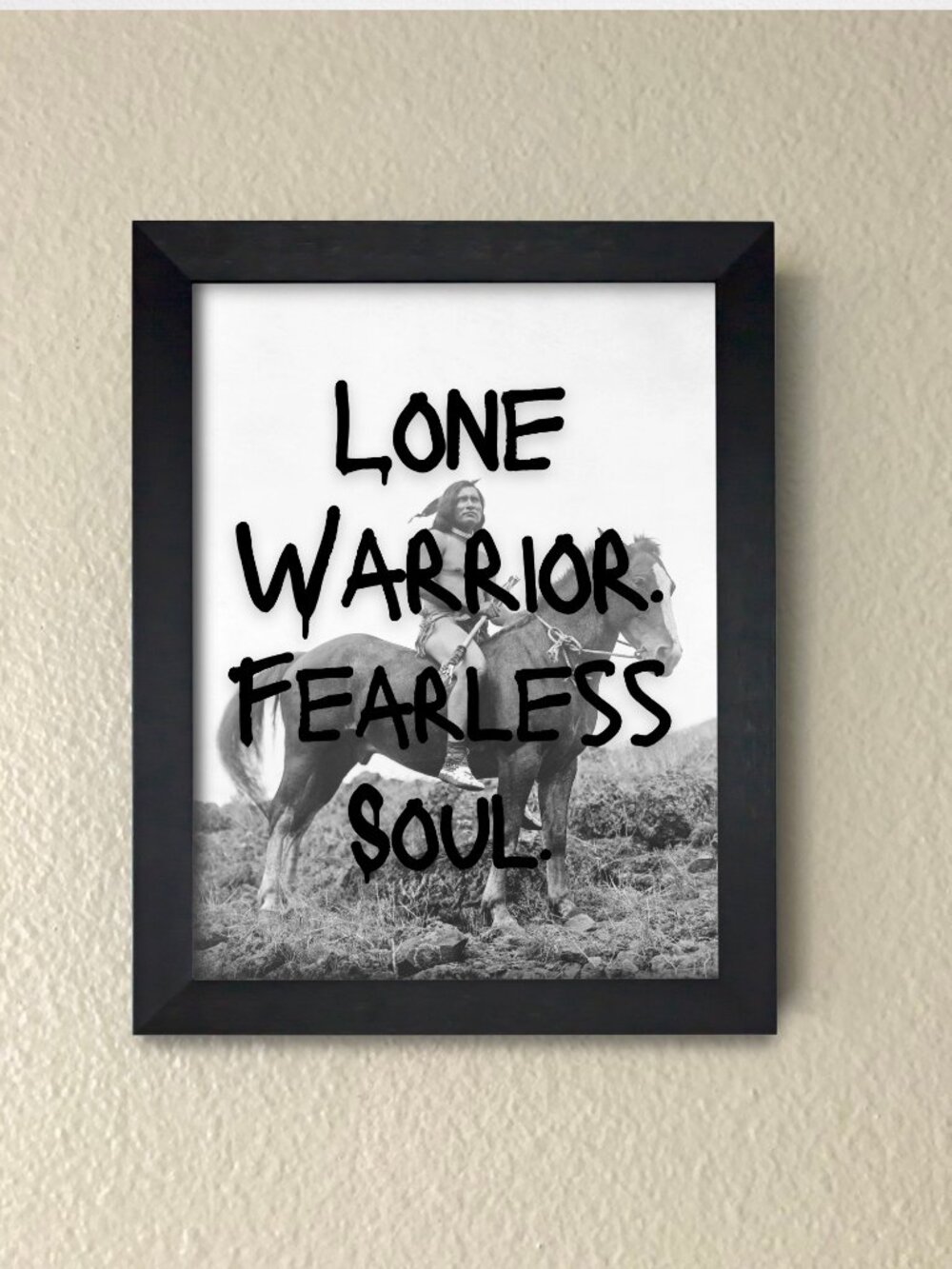 Lone Warrior Wall Art